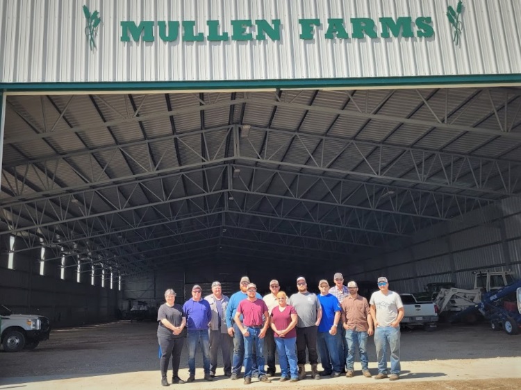 Mullen farms shared their history during the Seed and Feed delivery
